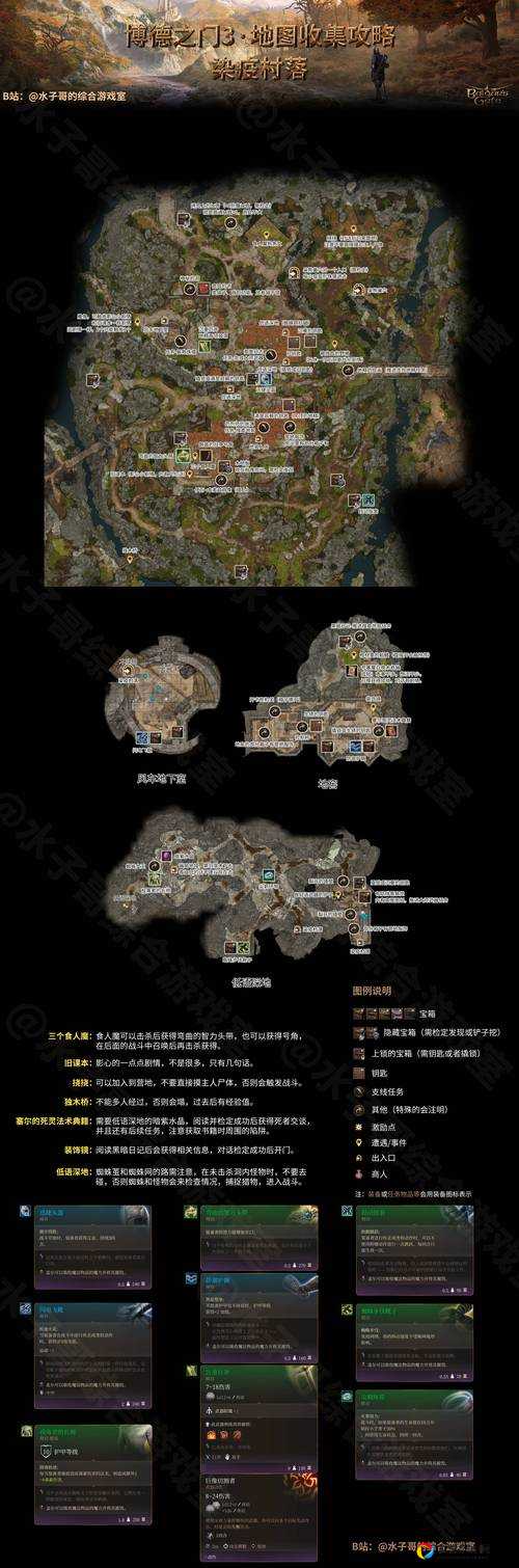 怒肝3天终于集齐！博德之门3传送项链+迷踪步护符绝密路线