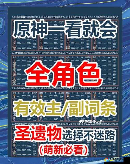 原神理之冠圣遗物词条全解析！这5个搭配让你战力飙升