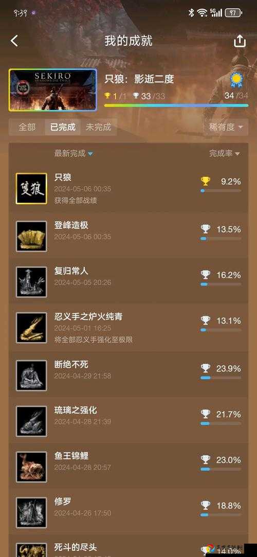 只狼影逝二度超越父亲成就爆哭攻略！必看触发条件+隐藏要素全解析！